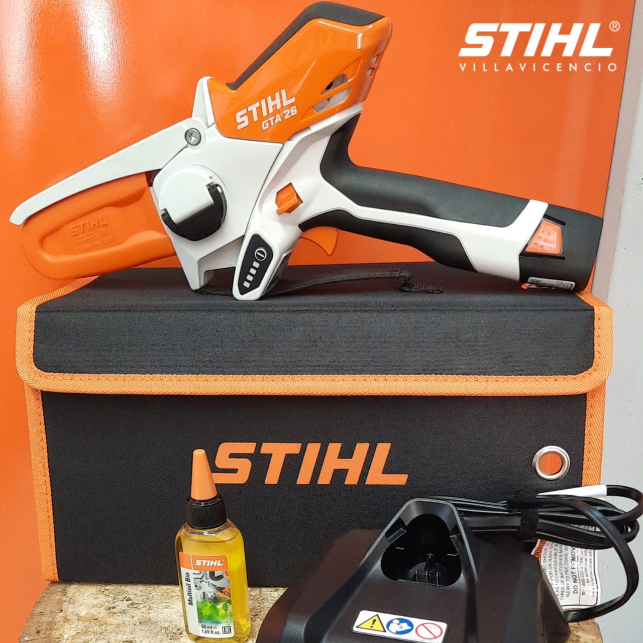 Mini Motosierra Stihl A Bateria Gta26 + Estuche + Cargador